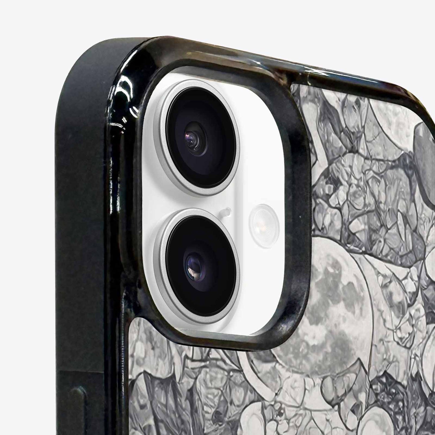 iPhone 16 Plus Case — Wolves Everywhere Collage Overlap Small Wolf, Custom Art Phone Cover