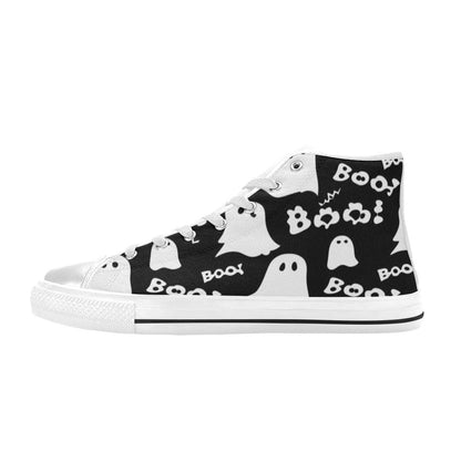 WOMEN'S Boo Halloween Ghosts High Top Canvas Dreamcore Custom Shoes