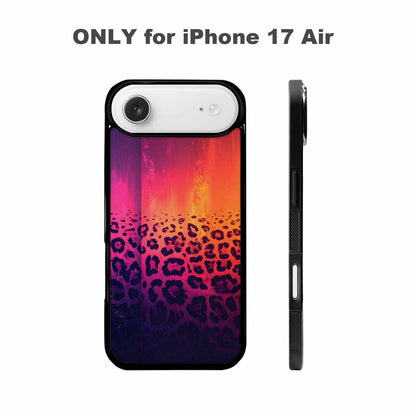 iPhone 17 Air Case — Leopard Print Gradient Style Edge Animal, Custom Made Phone Cover