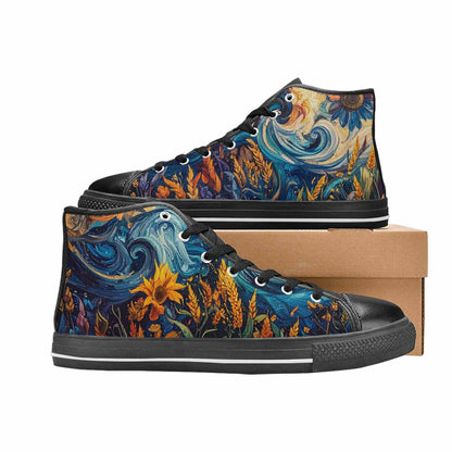 MEN'S Blend All Versions High Top Canvas Neon Fantasy Shoes