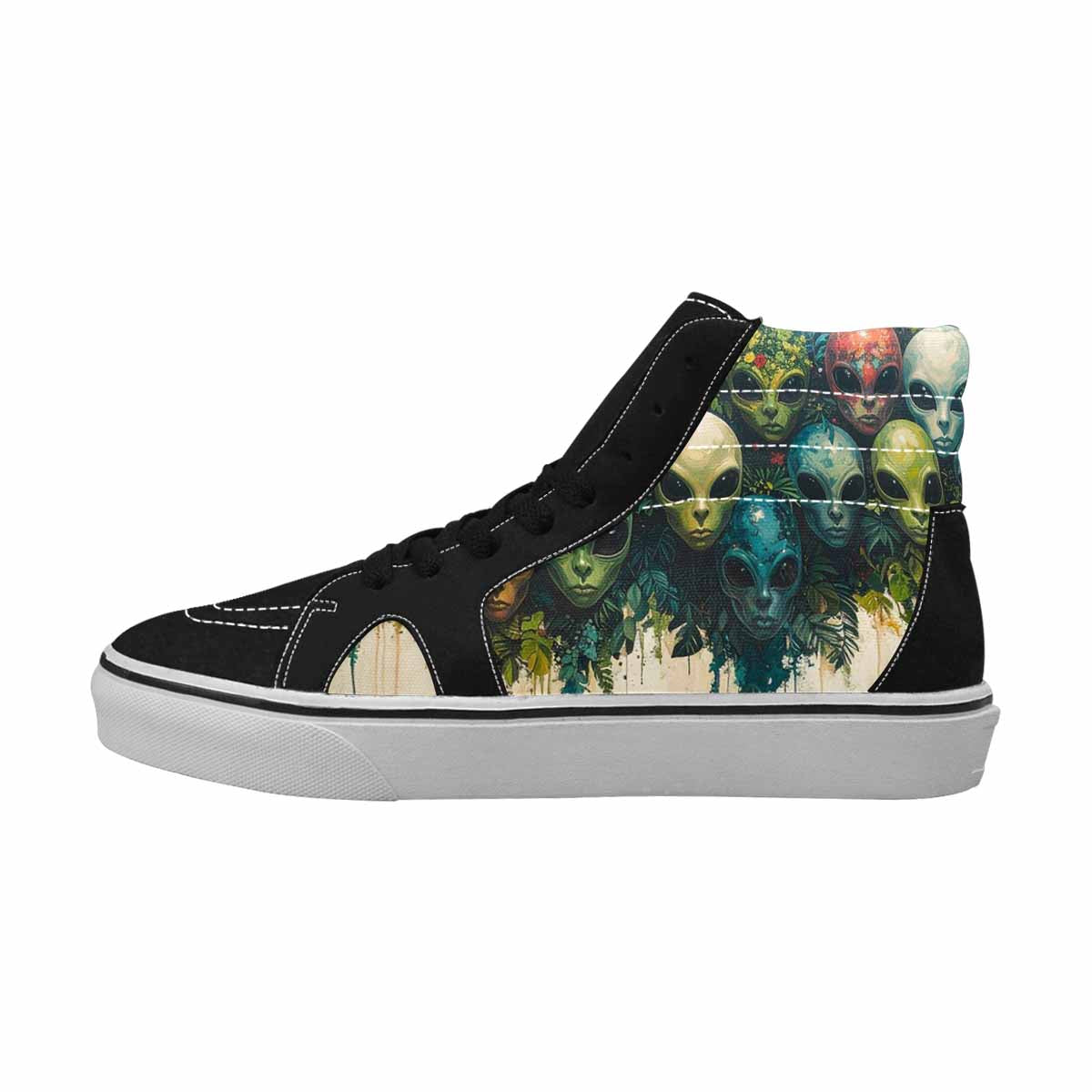MEN'S Aliens High Top Canvas Aesthetic Shoes