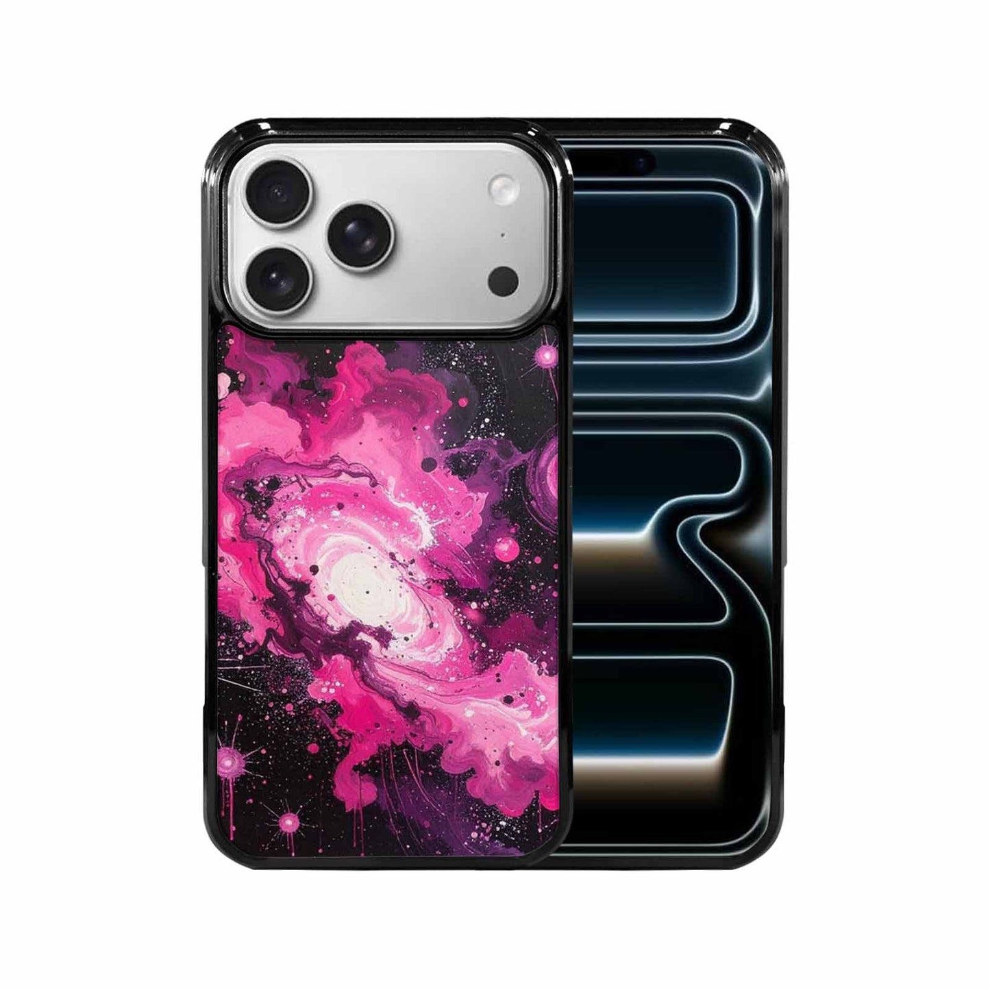 iPhone 17 Pro Max Case — Galaxy Nebula Black &amp; Galaxy Space, Custom Made Phone Cover