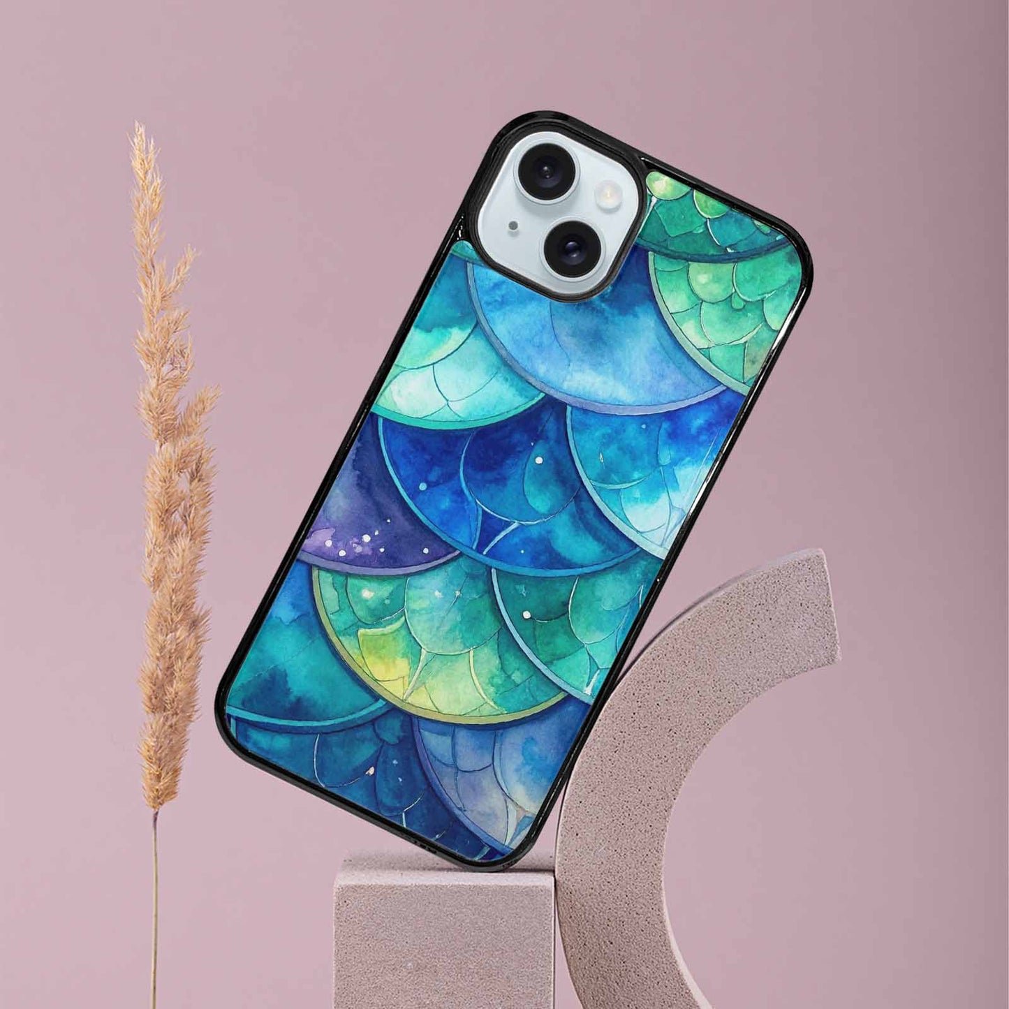 iPhone 15 Plus Case — Mermaid Scale, Original Design Phone Case