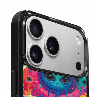 iPhone 17 Pro Max Case — Aliens Tie Dyemelting Aliens Tie Dye, Customized Protective Case