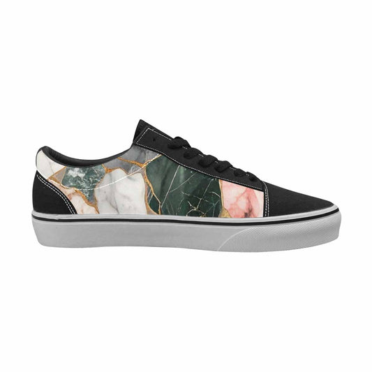 WOMEN'S Marble Stone Texture Canvas Lace-Up Neon Fantasy Shoes
