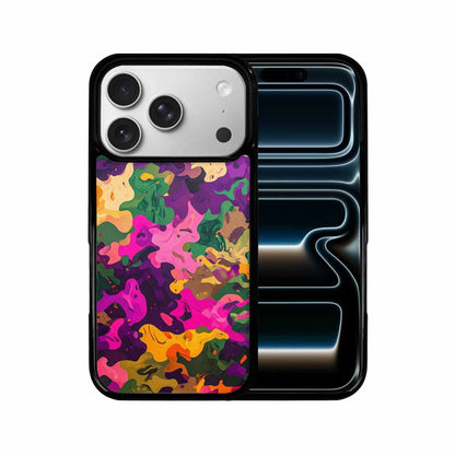 iPhone 17 Pro Case — Small Military Camouflage Blotch Pattern Camo, Unique Phone Case Design