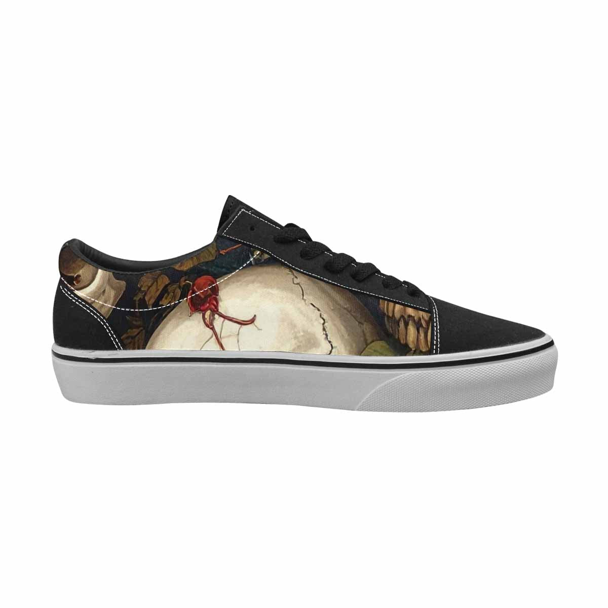 WOMEN'S More Overlapping Ontop Each Lace-Up Canvas Kaleidoscope Custom Sneakers