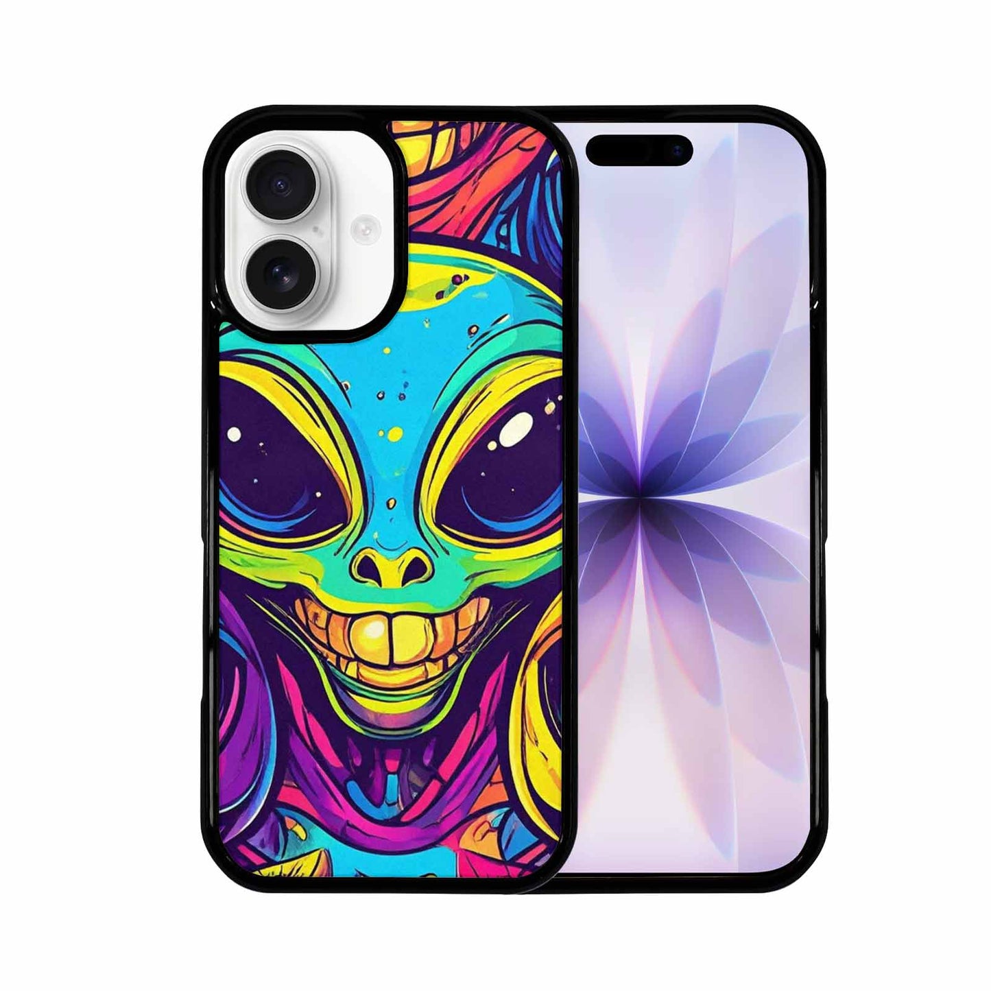 iPhone 17 Case — Alien Ufo Cartoon Alien Scifi, Original Design Phone Case