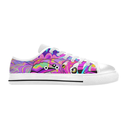 WOMEN'S Trip Art 2 Canvas Vivid Custom Sneakers