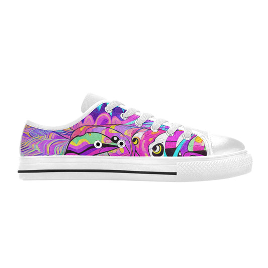 WOMEN'S Trip Art 2 Canvas Vivid Custom Sneakers
