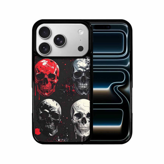 iPhone 17 Pro Case — Skull Dark Art Gothic Print Gothic, Custom Phone Case