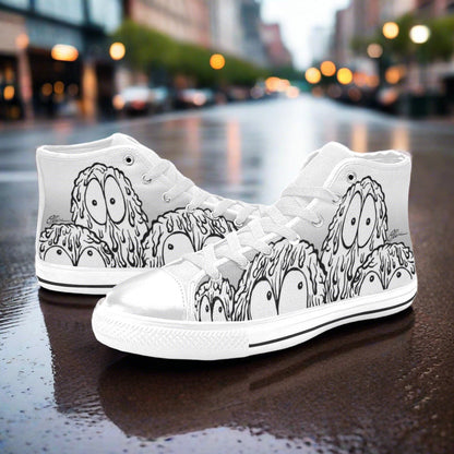 Dripping Monsters Grey Men - Freaky Shoes®