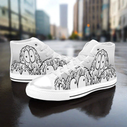 Dripping Monsters Grey Women - Freaky Shoes®