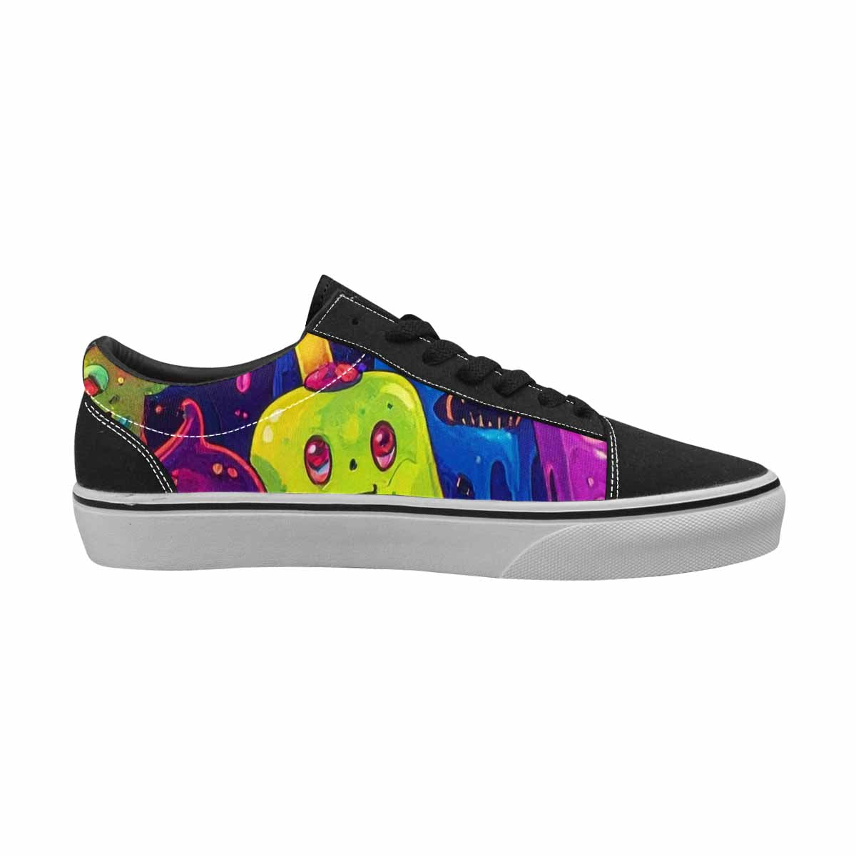 WOMEN'S Ice Cream Monsters  Lace-Up Canvas Dreamlike Shoes