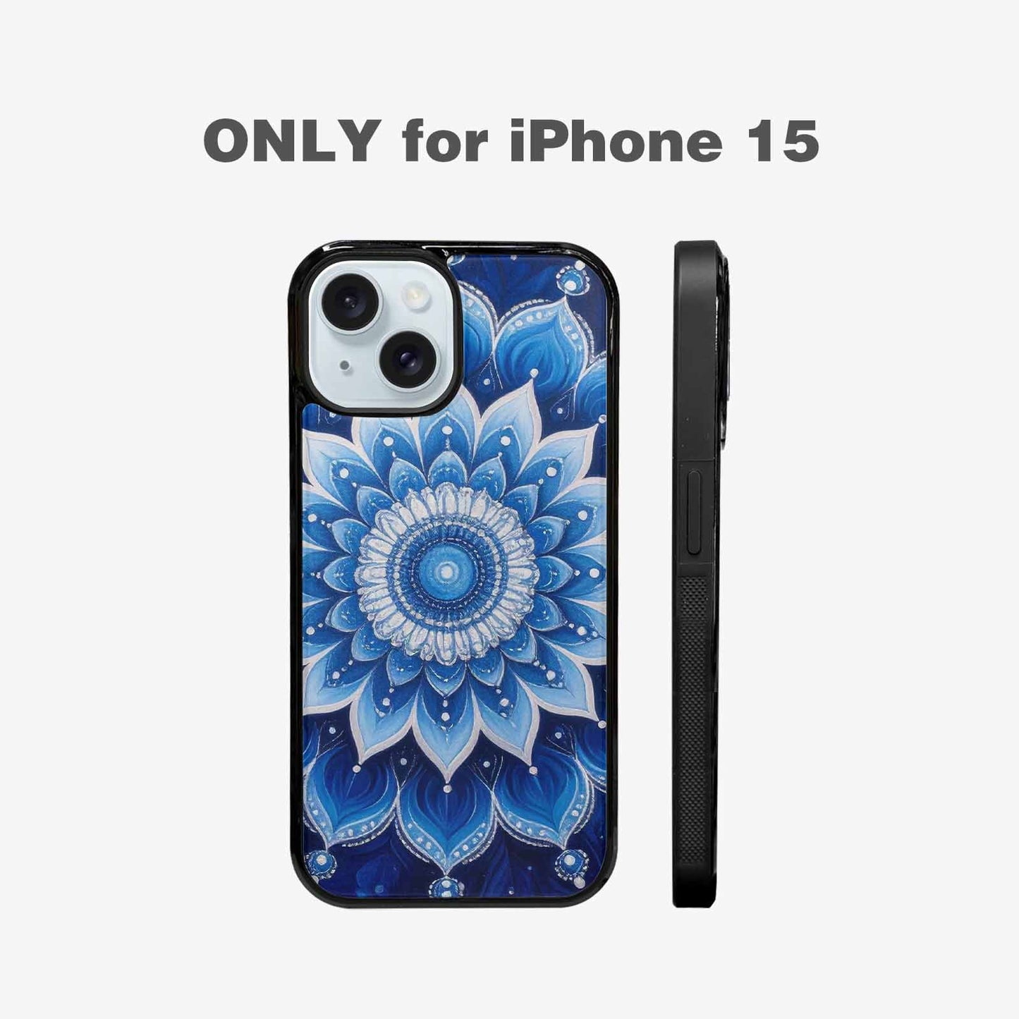 iPhone 15 Case — Boho Mandala Custom, Custom Made Phone Cover