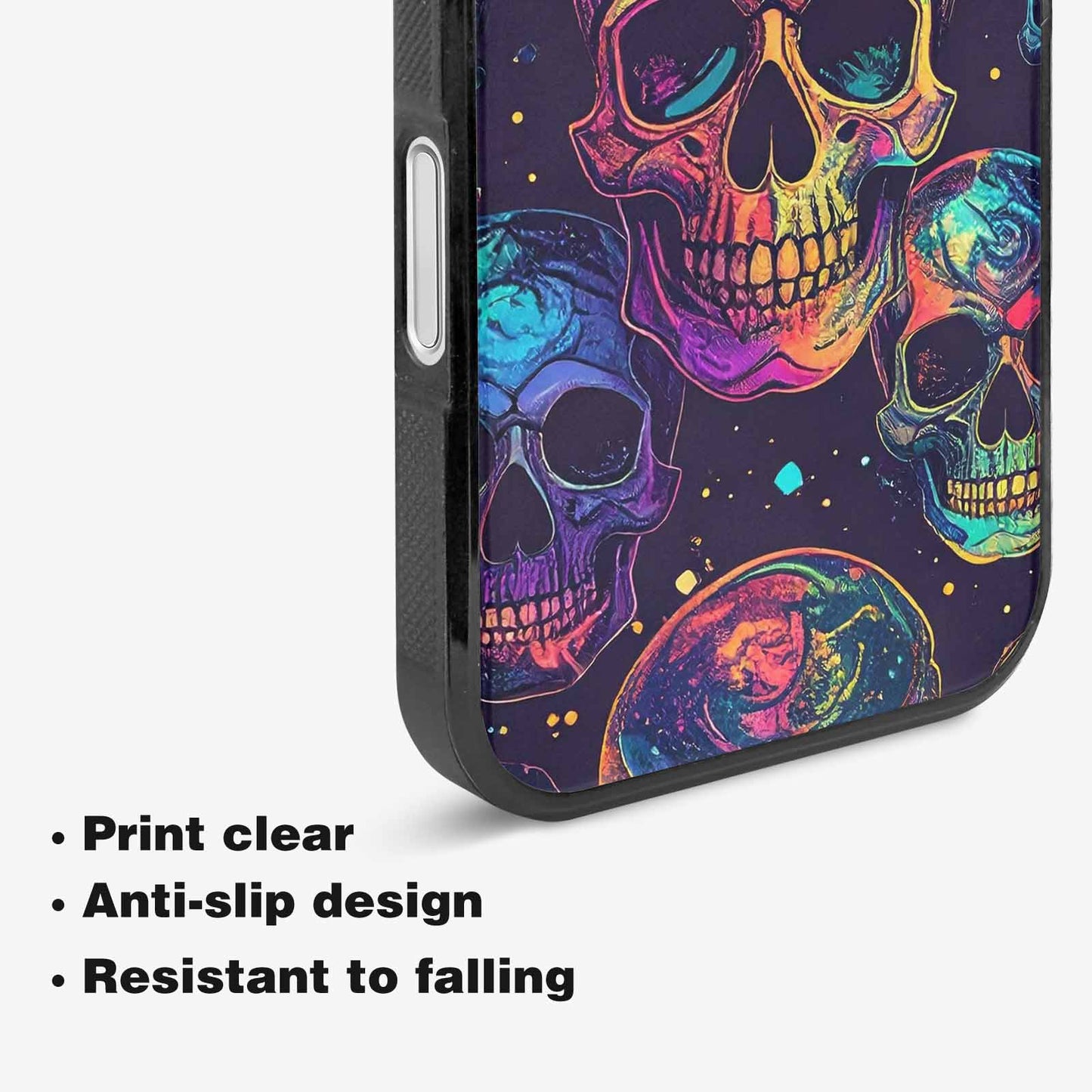 iPhone 16 Plus Case — Galaxy Skulls, Original Design Phone Case