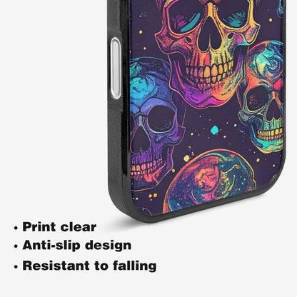 iPhone 16 Plus Case — Galaxy Skulls, Original Design Phone Case