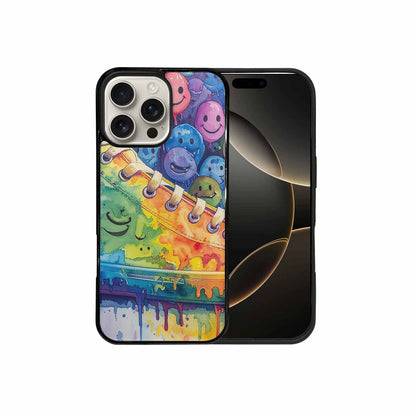 iPhone 16 Pro Max Case — Smiley Facessmiley Faces Tie D, Custom Art Phone Cover