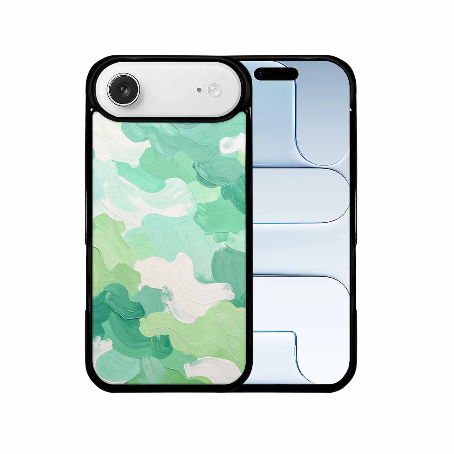 iPhone 17 Air Case — Seamless Tileable Pattern Of Overlapping Camo, Custom Print Case Cover