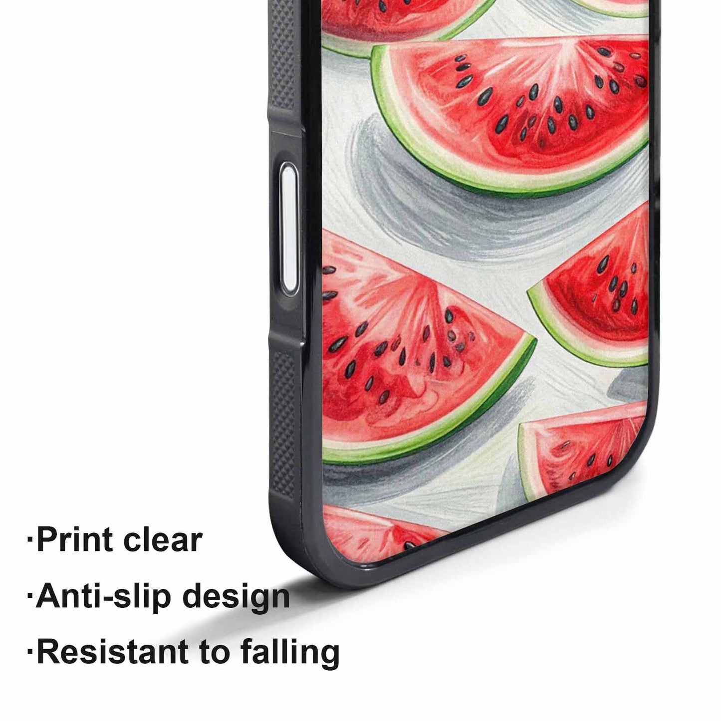 iPhone 17 Pro Max Case — Glossy Spring Watermelon Original Art, Original Design Phone Case