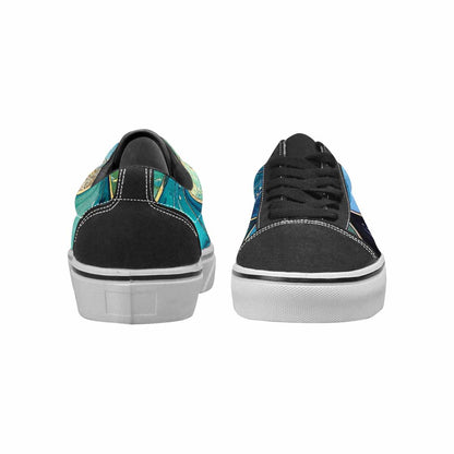 WOMEN'S Mermaid Scale Canvas Lace-Up Vivid Shoes