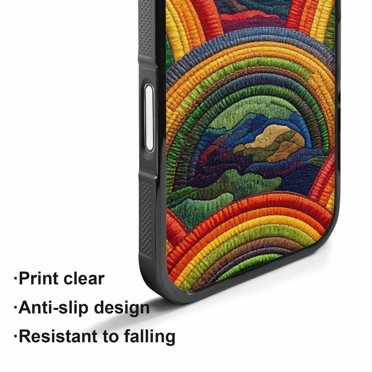 iPhone 17 Case — Vivid Camo Rainbow Camo, Custom Printed Phone Case