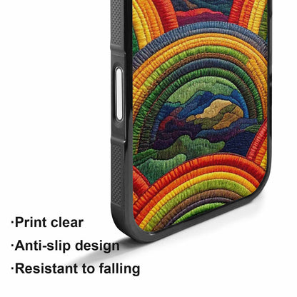 iPhone 17 Case — Vivid Camo Rainbow Camo, Custom Printed Phone Case