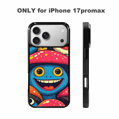 iPhone 17 Pro Max Case — Retro Mushroom Cartoon Art Retro Vintage, Custom Made Phone Cover