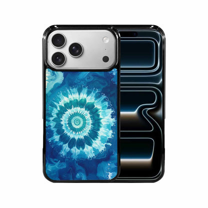 iPhone 17 Pro Max Case — Tie Dye Ocean Blues Tie Dye, Customized Protective Case