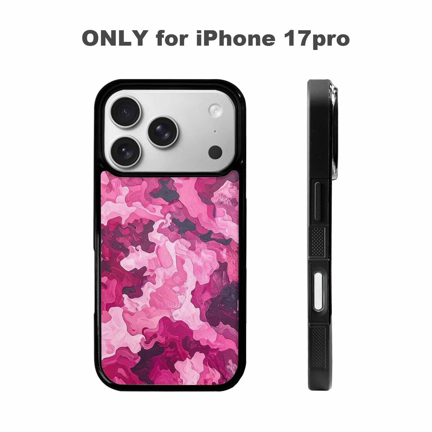 iPhone 17 Pro Case — Small Military Camouflage Blotch Pattern Camo, Custom Print Case Cover