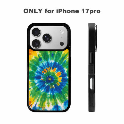 iPhone 17 Pro Case — Tie Dye Color Twist Custom Tie, Customized Protective Case