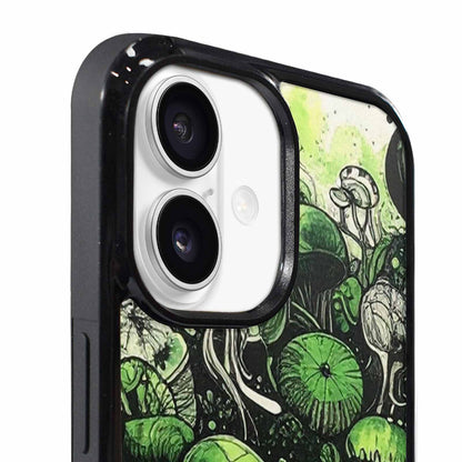 iPhone 17 Case — Sea Creature Burst Black Original Art, Custom Designed Case Cover