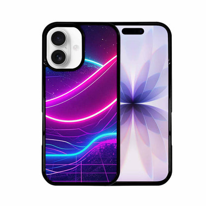 iPhone 17 Case — Neon Cartoon Art Pattern Retro Vintage, Customized Protective Case