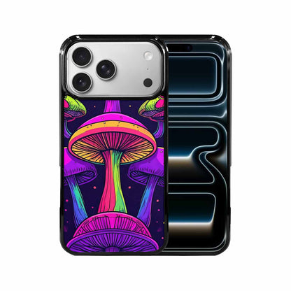 iPhone 17 Pro Max Case — Psychedelic Mushroom Cartoon Pattern Cartoon Cute, Custom Phone Case