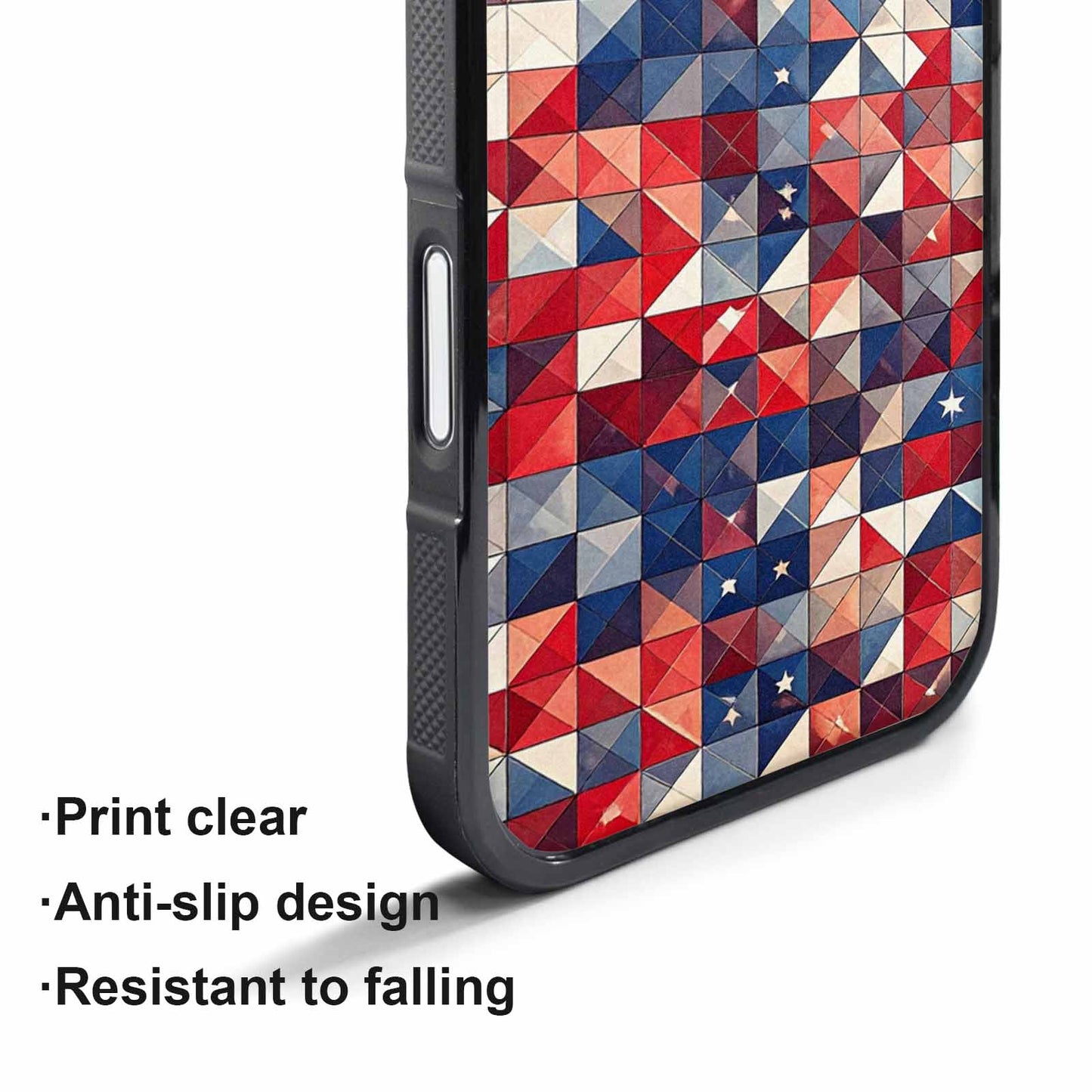 iPhone 17 Air Case — Small American Flag Stars And Galaxy, Customized Protective Case