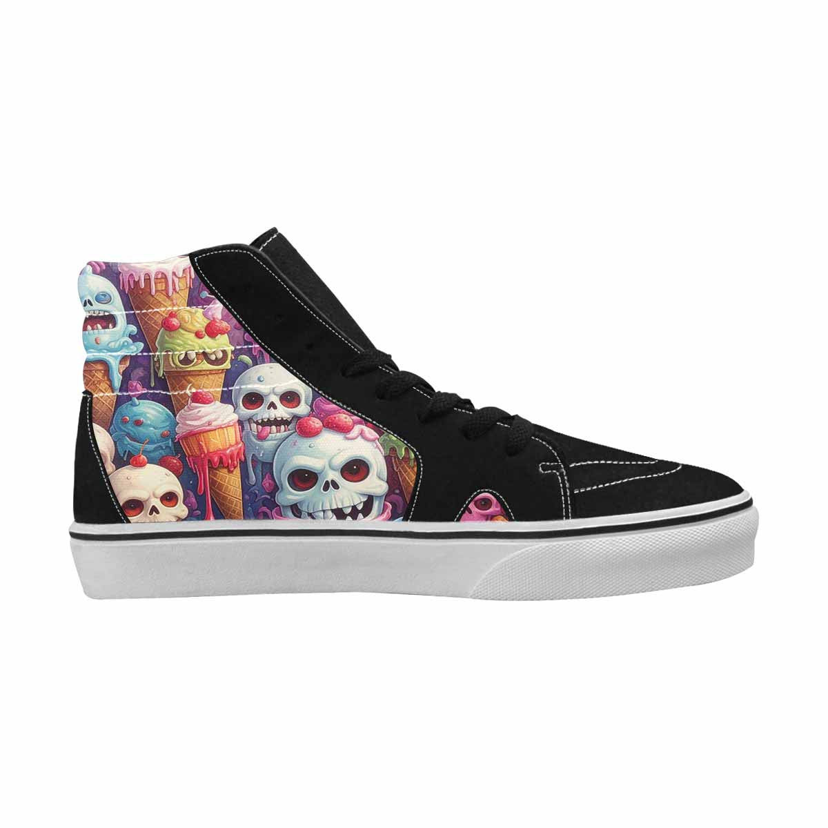 MEN'S Ice Cream Monsters  High Top Canvas Dreamlike Shoes