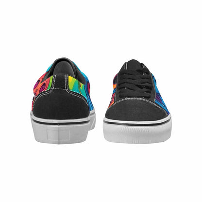WOMEN'S Melting Aliens Lace-Up Canvas Surreal Shoes