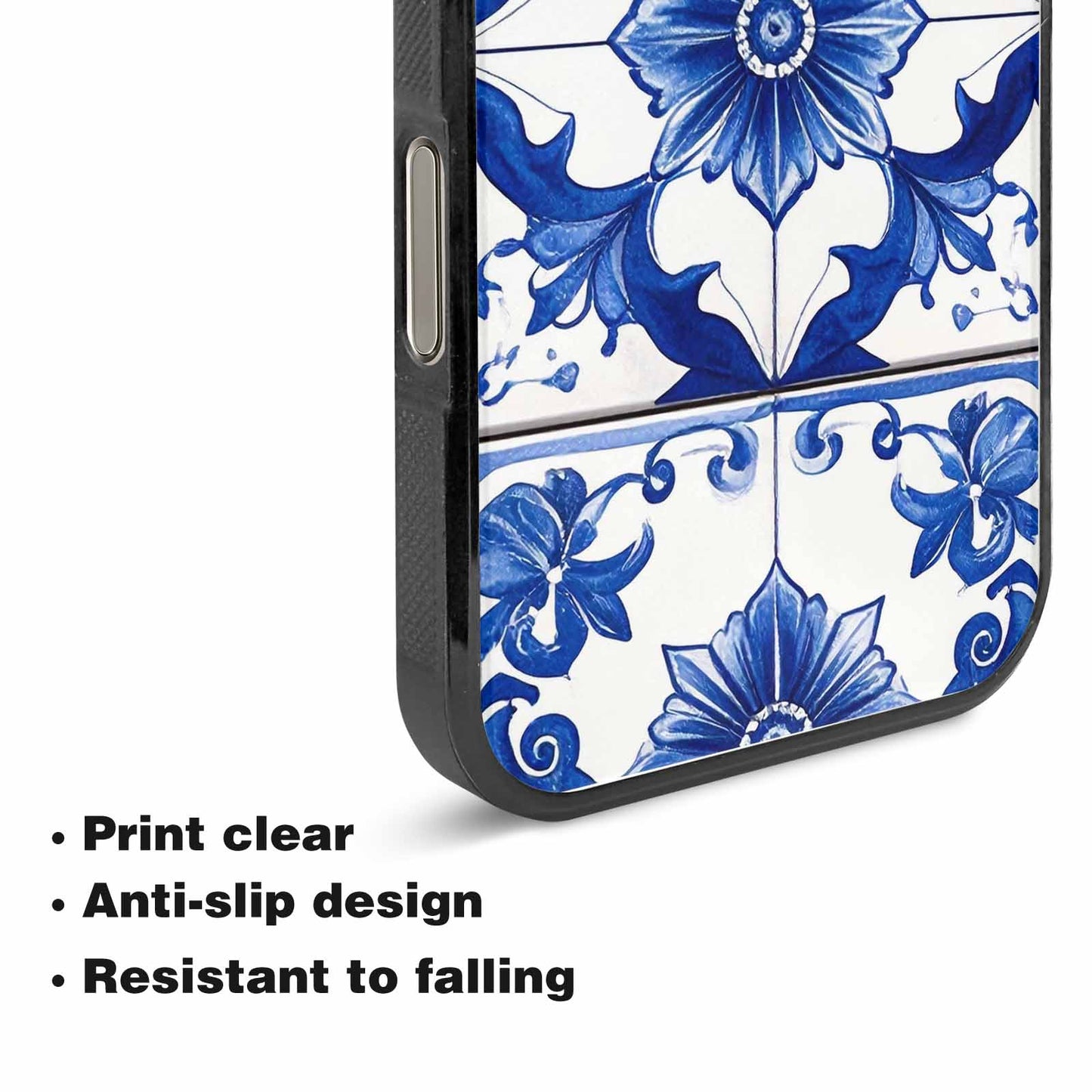 iPhone 15 Pro Max Case — Talavera Tile Floral Custom, Custom Print Case Cover