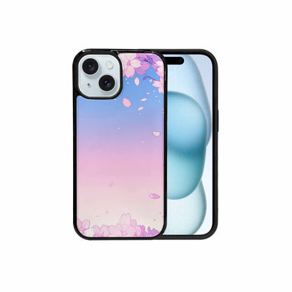 iPhone 15 Case — Anime Cherry Blossom Custom, Custom Printed Phone Case