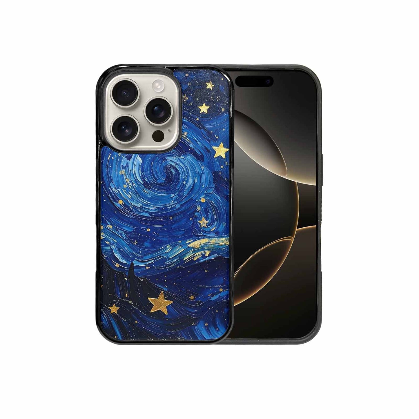 iPhone 16 Pro Case — Starry Night Galaxy Custom Personalized Phone, Original Design Phone Case