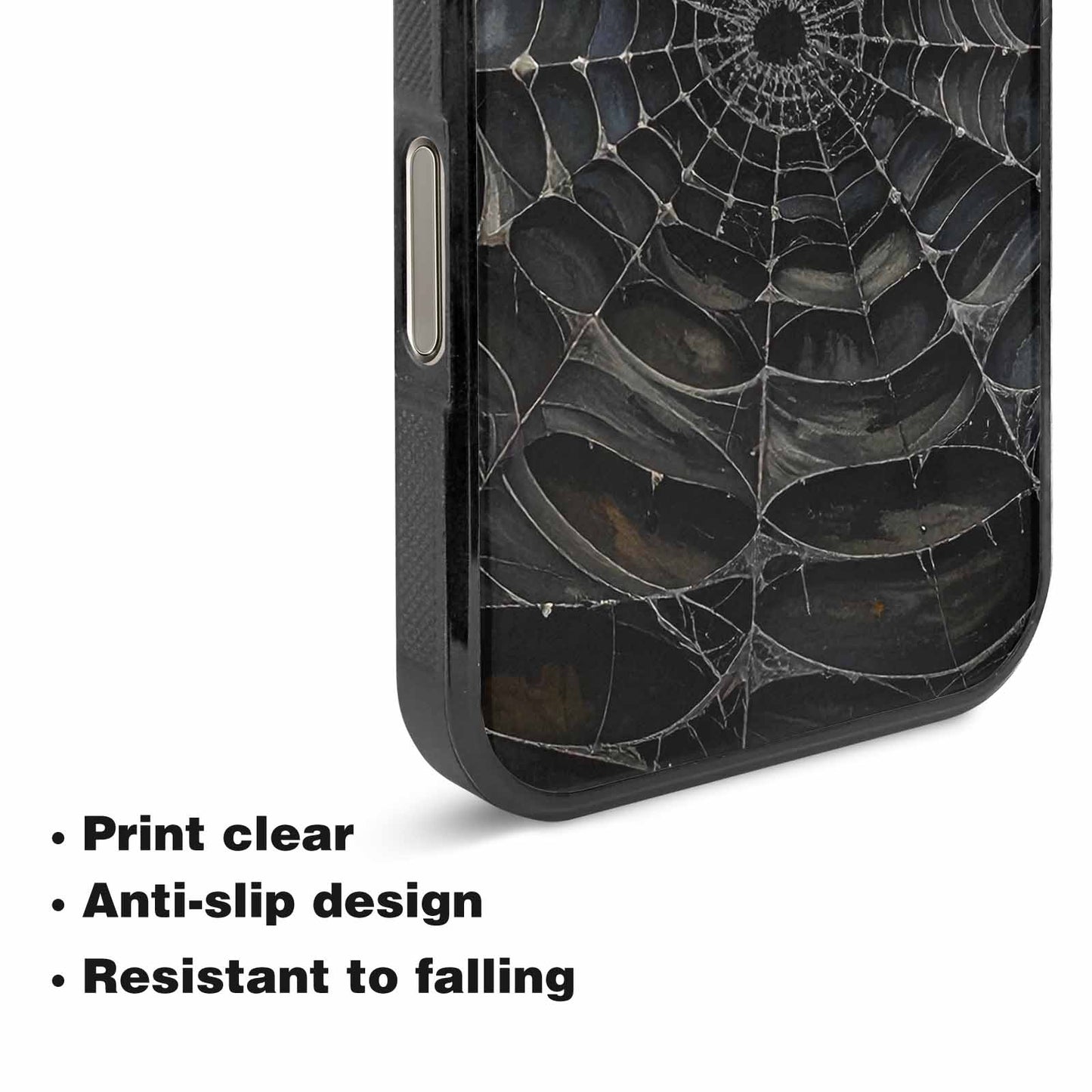 iPhone 16 Pro Max Case — Spider Web Gothic Spider Web Gothic, Custom Art Phone Cover