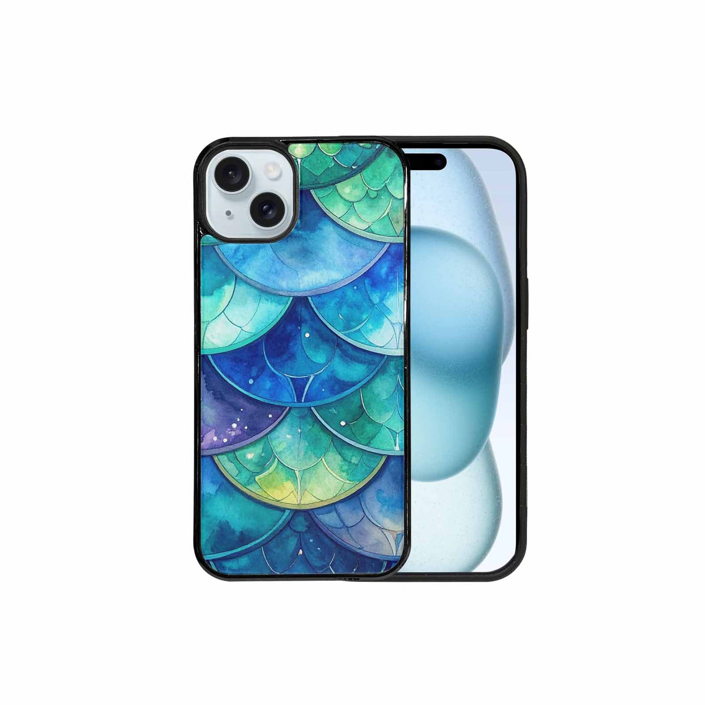 iPhone 15 Plus Case — Mermaid Scale, Original Design Phone Case