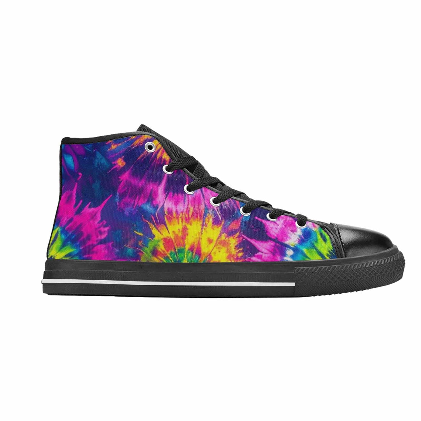 WOMEN'S Tie Dye - High Top Canvas Surreal Sneakers