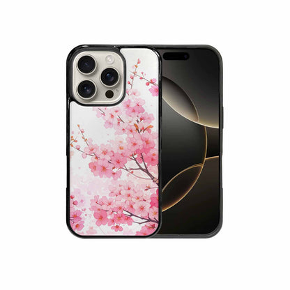iPhone 16 Pro Case — Cherry Blossom Branch Cherry Blo Bir, Custom Designed Case Cover