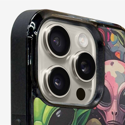 iPhone 16 Pro Max Case — Aliens Camo Aliens Pattern Hundreds Of, Custom Made Phone Cover