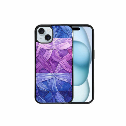 iPhone 15 Plus Case — Bisexual Flag Color Theme Small Rainbow, Custom Designed Case Cover