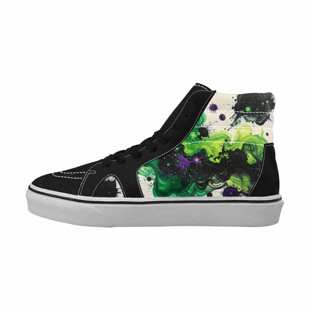 MEN'S Galaxy Nebula High Top Canvas Vibrant Chaos Sneakers