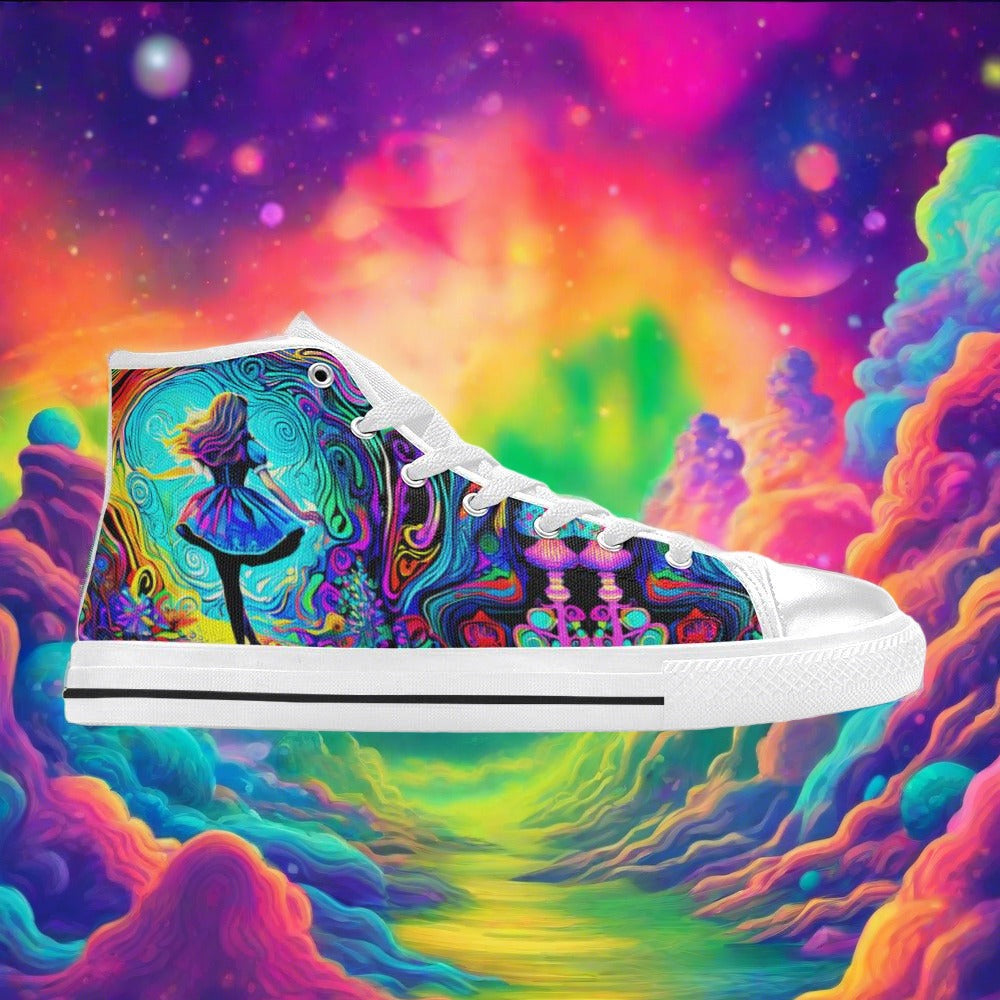 Dragon Jewel Rich Vivid Bold Art - Freaky Shoes