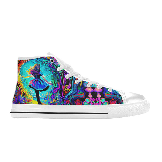 WOMEN'S Fantasy Art2 High Top Canvas Dark Academia Custom Shoes
