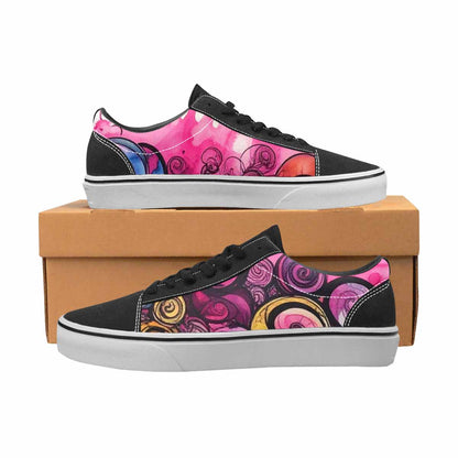 WOMEN'S Tie Lace-Up Canvas Vivid Sneakers